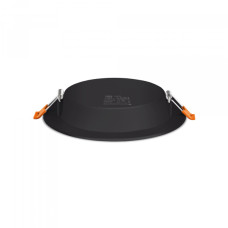 LED світильник Back вбудований круглий VIDEX 15W 5000K Black