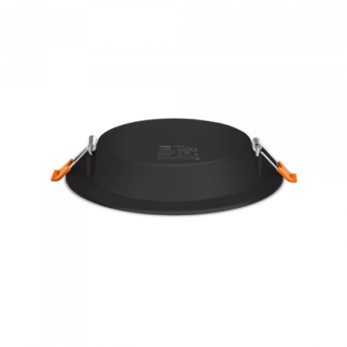 LED світильник Back вбудований круглий VIDEX 15W 5000K Black