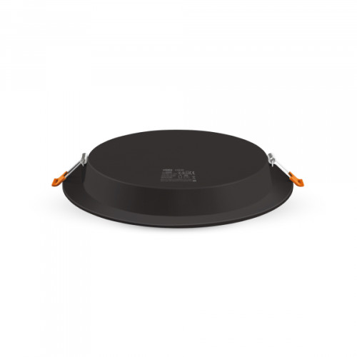 LED світильник Back вбудований круглий VIDEX 20W 5000K Black