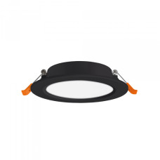 LED світильник Back вбудований круглий VIDEX 6W 5000K Black