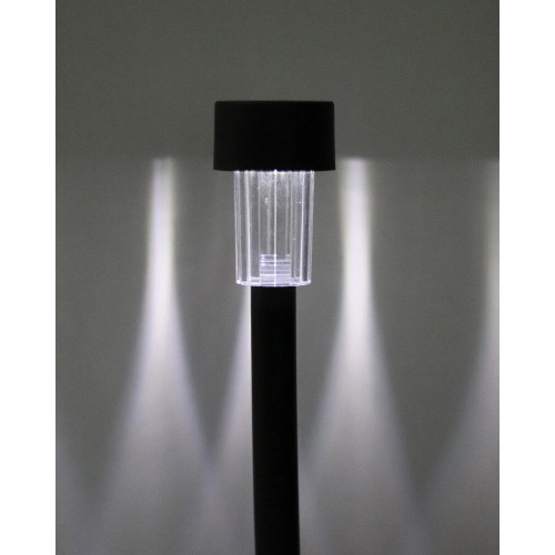 Вуличний світильник на сонячній батареї Goldlux 322265 Stik LED 6000K IP44 чорний