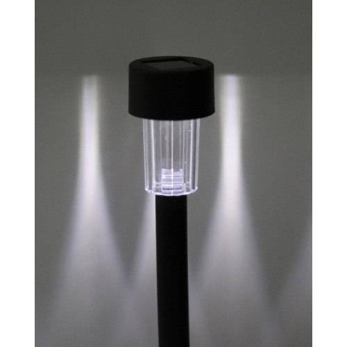 Вуличний світильник на сонячній батареї Goldlux 322265 Stik LED 6000K IP44 чорний
