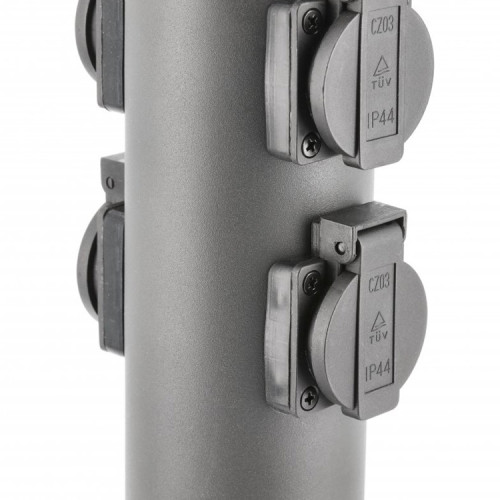 Стовпчик садовий CORTA-P на 4 розетки Schucko IP54 | Line F | Арт. OS-CORP36G-30 