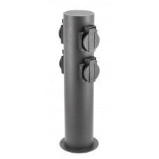 Стовпчик садовий CORTA-P на 4 розетки Schucko IP54 | Line F | Арт. OS-CORP36G-30 