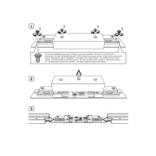 Ввод питания Goldlux 326607 Profile IP20 Wh