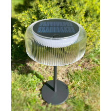 Уличный светильник на солнечной батарее Zuma Line Bluet LED 1x2.5W 2700K 200Lm IP44 черный