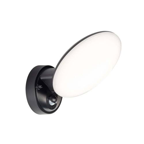Уличный светильник с датчиком движения Goldlux 333797 Olaf LED 1x10W 4000K 1200Lm IP44 черный
