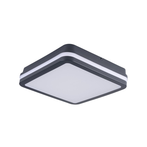 Вуличний світильник з датчиком руху Kanlux 38780 Beno LED 1x24W/30W 3000K/3500K/4000K 2690/2940/2880Lm IP65 графітовий
