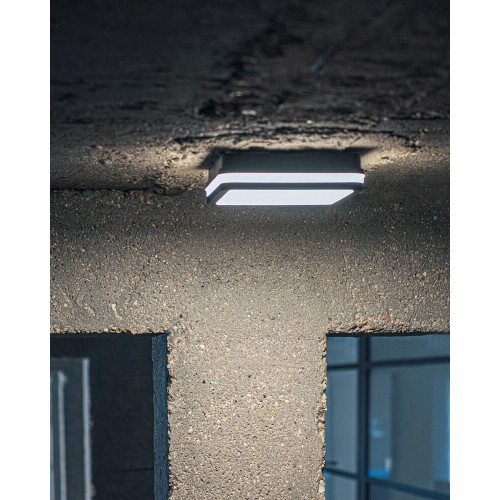 Вуличний світильник з датчиком руху Kanlux 38780 Beno LED 1x24W/30W 3000K/3500K/4000K 2690/2940/2880Lm IP65 графітовий