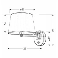 Бра Candellux 21-00883 IBIS