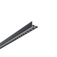 LED профіль для підсвітки сходинок. Штанга 2м. Розсіювач в комплекті KLOODI KLP3021 2 BK